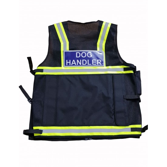 Trainer's Choice Embroidered Dog Handler Vest Hi Visibility Safety Vest