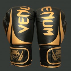 Venum Boxing Gloves Golden and Black 
