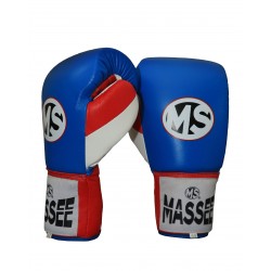 Multi Color Genuine Leather Laces Boxing Gloves 