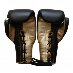 Golden Black Grant Boxing Gloves 