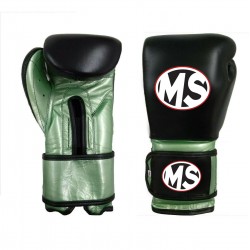 Massee Limited Edition Sparring Gloves Boxing Training Metallic Green Black Boxing Gloves 