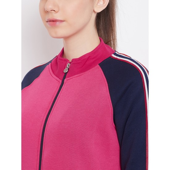 Custom logo women soft two piece plain training sports jogging sweatsuit set hoodie fleece gym track suit set