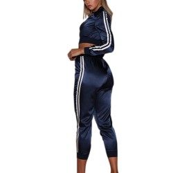 New style custom design your own tracksuit womens tracksuit slim fit gym wear, jogging, fitness sweat suit 