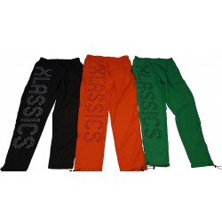 Green Sweat Pant Microfiber Twill Sports Jogging Trouser 