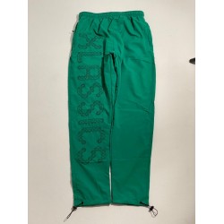 Green Sweat Pant Microfiber Twill Sports Jogging Trouser 