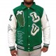 Louis Vuitton  Green and White Varsity Letterman Jacket 