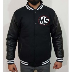 Custom American Baseball Letterman Varsity Jacket Woolen Body Leather Sleeves 