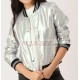 Silver Bomber Jacket Customized Casual Wear Sublimation Bomber Jacket For ladies 