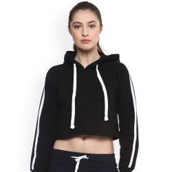 Custom Women Letter Printed Cropped Hoodie Hot Girls Slim Fit Pullover Hoodie 