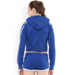 2020 best quality women sexy hoodies with pants OEM logo design crop top hoodies