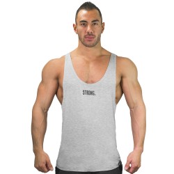 seamless fitness bodybuilding undershirt training string singlet 