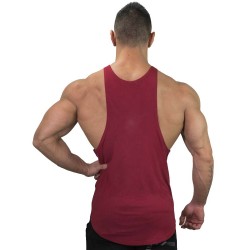 Custom Cotton Gym Vest Fitness Singlet Workout Bodybuilding Men Tank Top