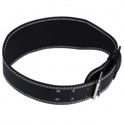 Manufactured Lever Buckle Weightlifting Waist Belt Cowhide Leather for Gym Fitness