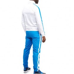 New design custom tracksuit pattern track suit men sportswear tracksuit men plain sky blue tracksuit