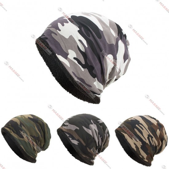 winter camo color beanies for unisex