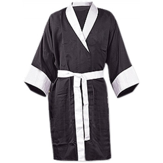 Martial Art Boxing Gown Hooded Satin Robe Gown Children  Youth Adults