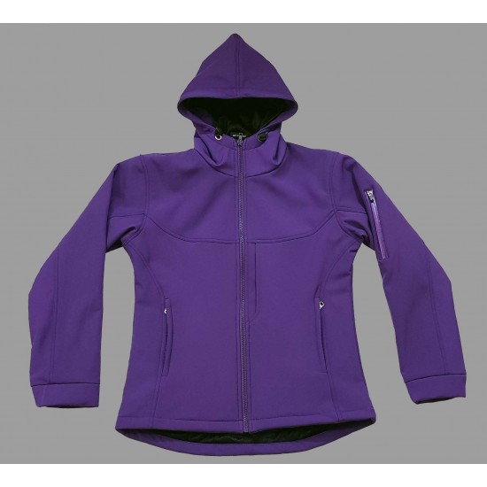 Purple Soft Shell Ladies Coat 